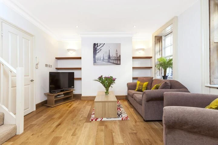 A real living room at Club Living Hyde Park and Paddington Apartments in London
